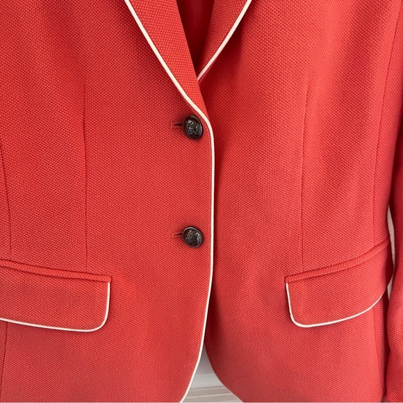 Gap Coral Two Button The Academy Blazer Cotton | Size 2 - Picture 4 of 9